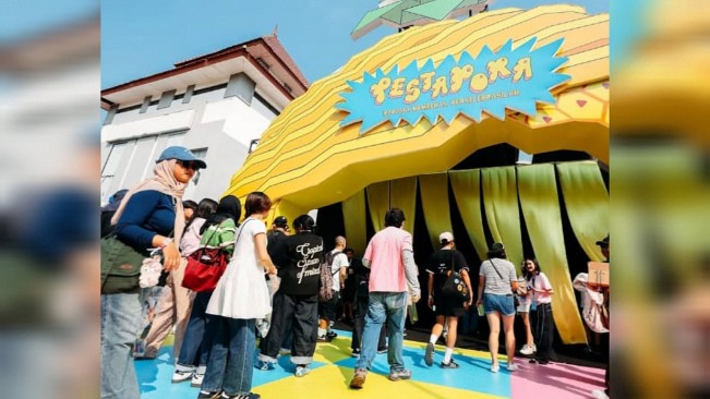 Acara Pestapora yang jadi kontroversi karena hadirnya Freeport sebagai sponsor. [Instagram]